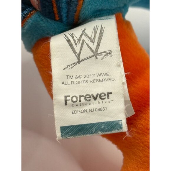 Wrestlemania XXVIII John Cena The Rock Beanie Bear 2012 Blue Orange - Picture 8 of 10